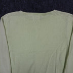 TM Sport That's Me Cardigan Sweater Womens Small Green Embroidered Ramie NWT - take2supply