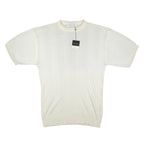 Marquis Vintage 90s Knit Top Mens Small Cream Cotton Acrylic NWT - take2supply