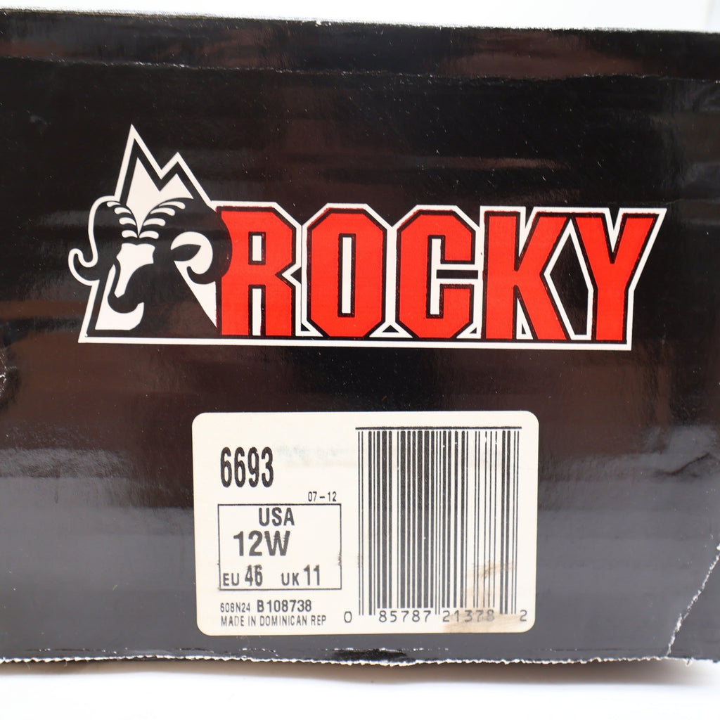 Rocky IronClad Steel Toe Work Boots Mens 12W Brown Leather Waterproof NWT - take2supply