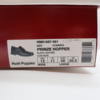 Hush Puppies Prinze Hopper Men's Black Leather Derby Oxford Dress Shoes - take2supply