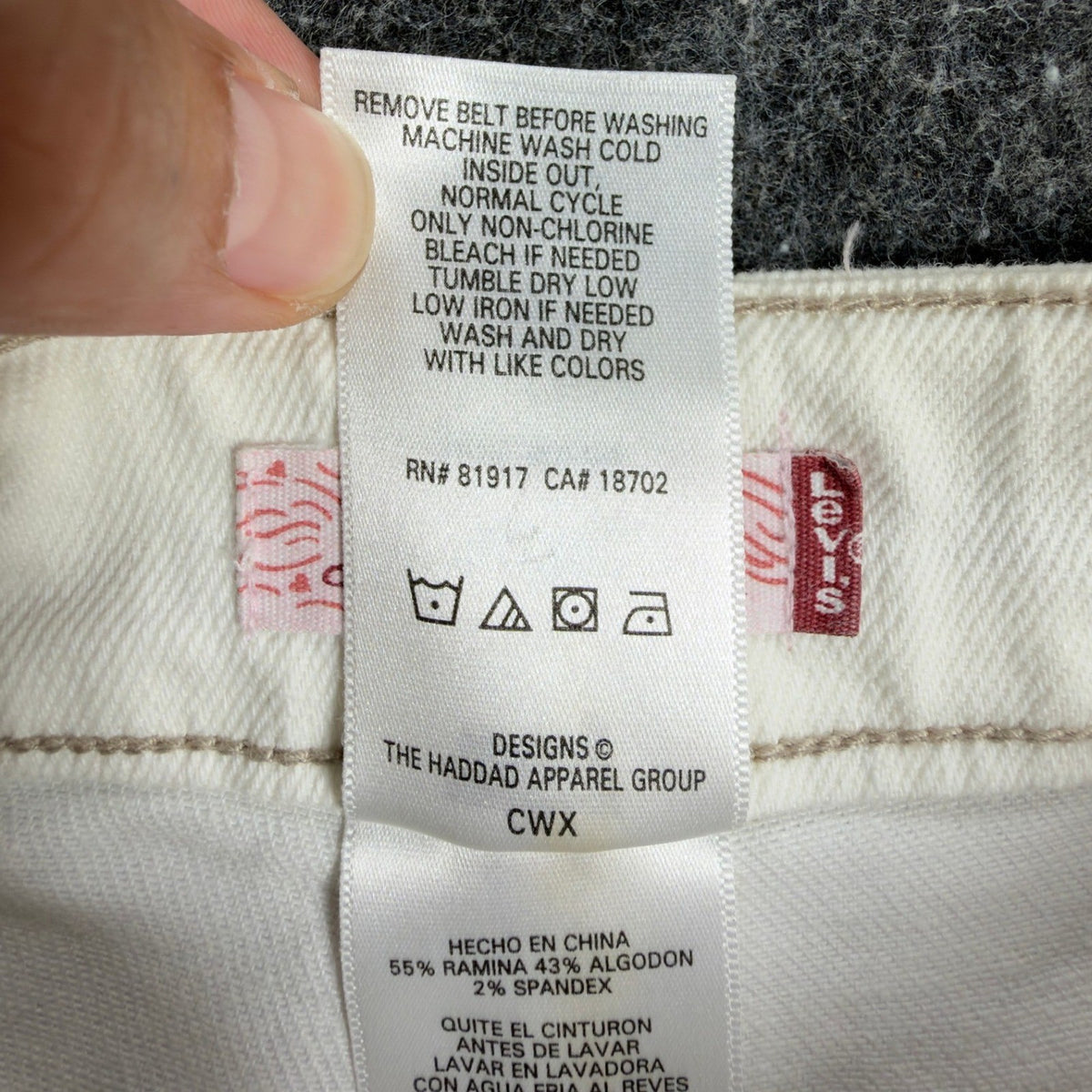 Levi's Y2K Bermuda Shorts Girls 12 White Denim NWT Deadstock - take2supply