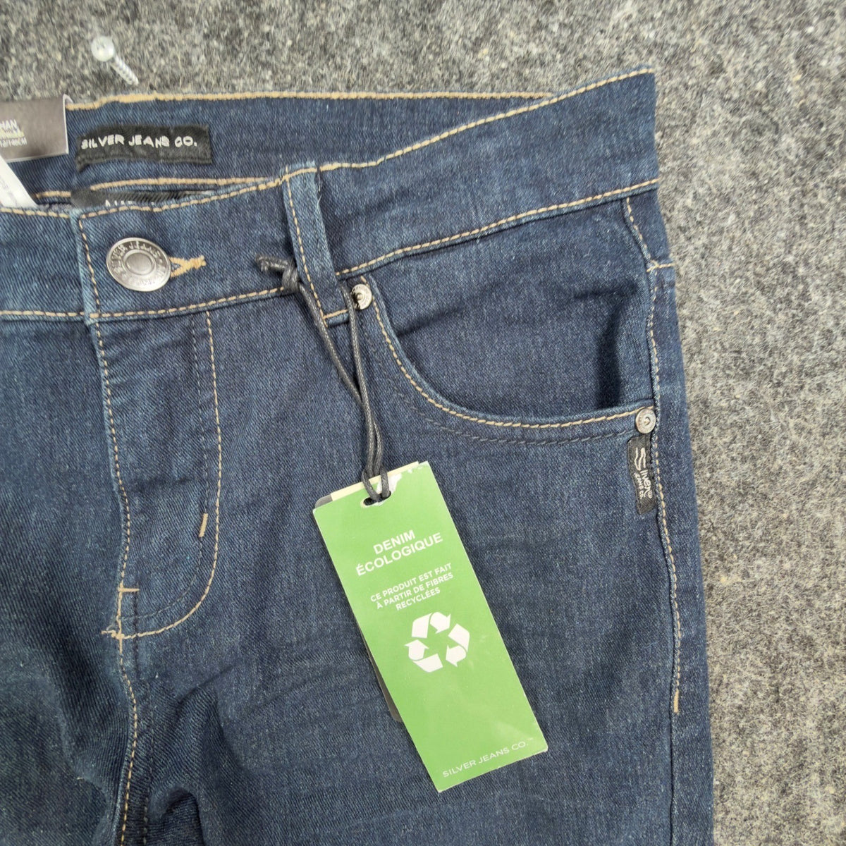 Silver Jeans Co. Nathan Skinny Jeans Boys Size 12 Dark Blue Stretch NWT - take2supply