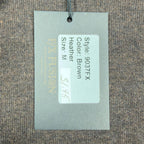 F/X Fusion V-Neck Sweater Mens M Brown Heather Cotton Blend NWT - take2supply