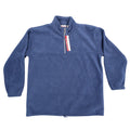 Cotz Fashions Fleece Pullover Small Navy Blue Y2K Quarter Zip Drawstring 7718 - take2supply