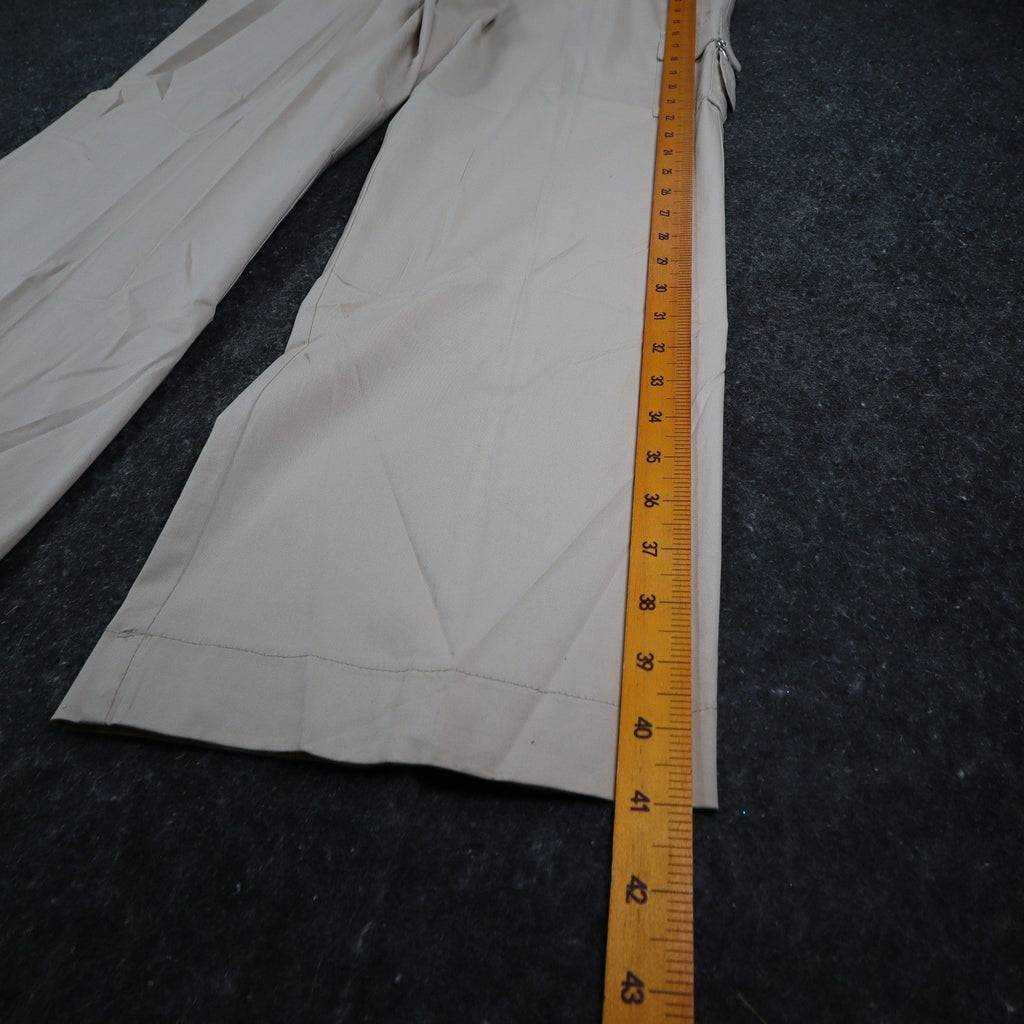 Company Collection Cargo Pants Womens 12 Beige Cotton Stretch Straight Leg NWT - take2supply