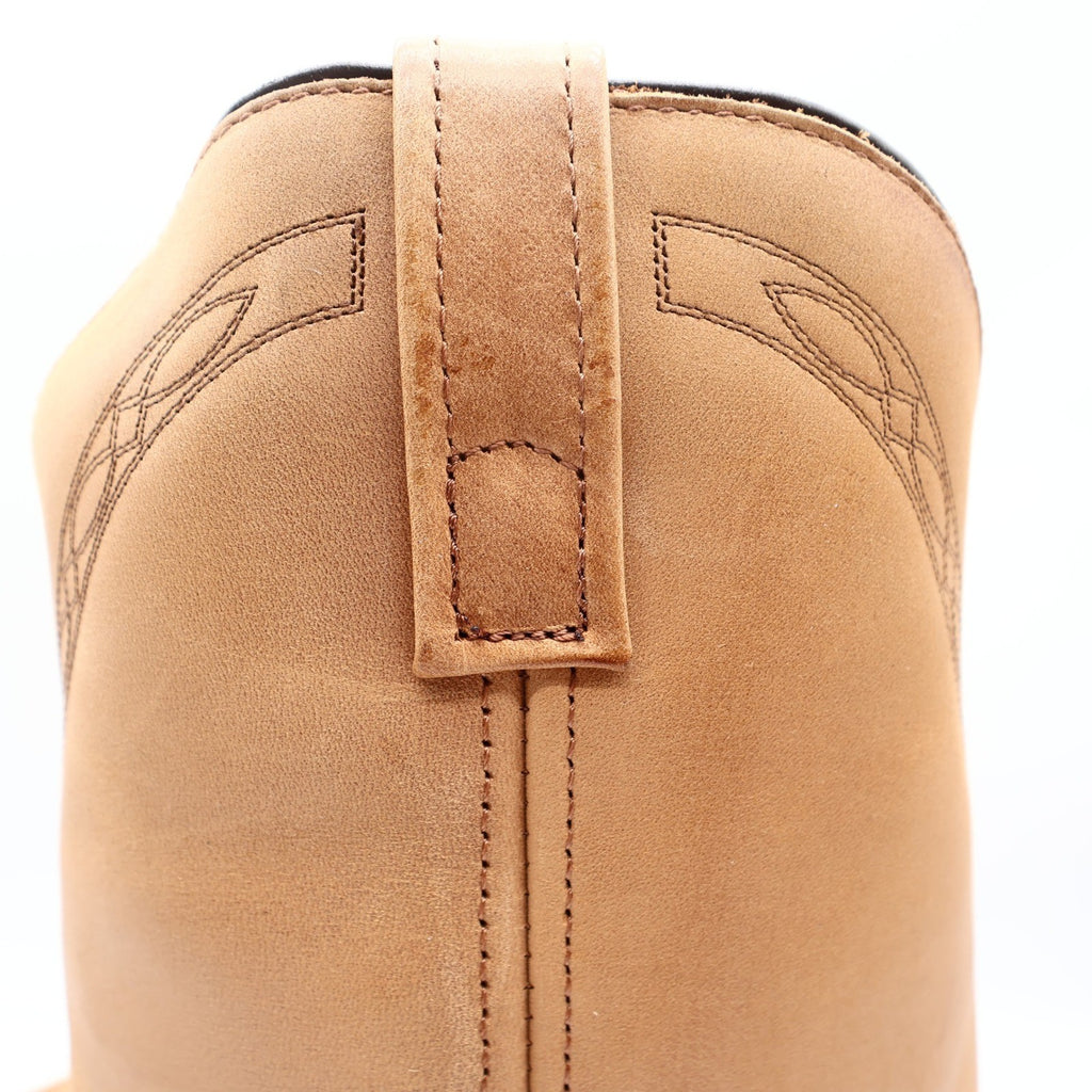 Laredo Y2K Western Boots Mens 12 D Tan Brown Leather Work Cowboy 2104 NIB - take2supply