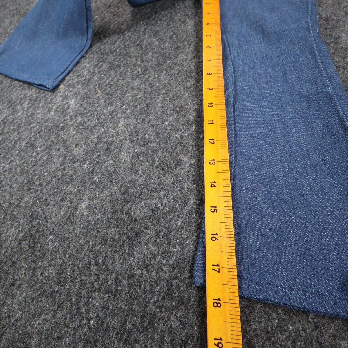 Young Maverick Boot Jean Kids 4 Vintage 70s Blue Denim Deadstock USA 75M16WD - take2supply