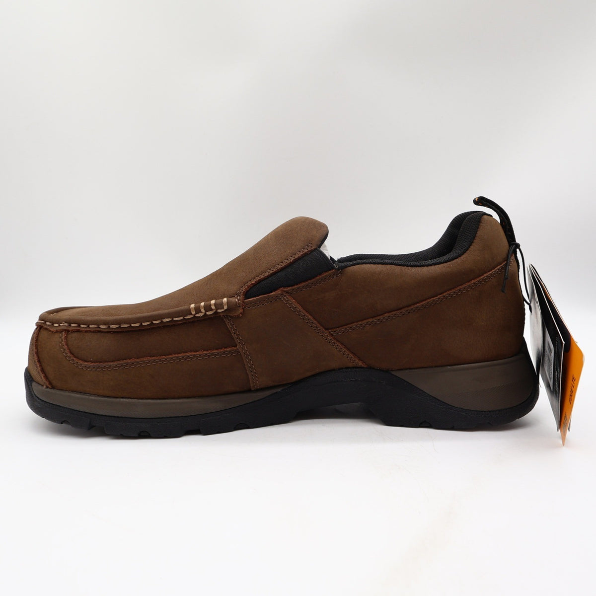 Ariat Work Edge LTE Slip-On Work Shoes Men 12 EE Wide Comp Toe Brown NWT - take2supply
