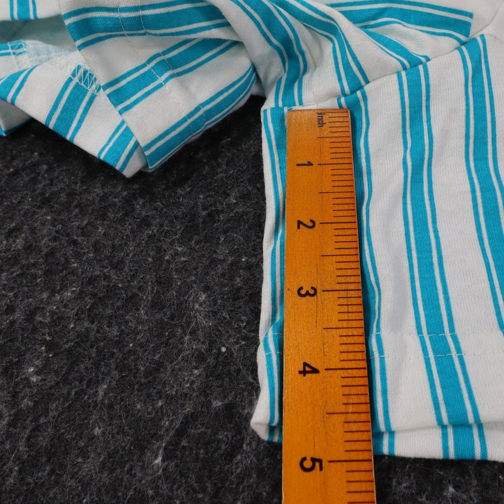 Hang Ten Shorts Mens XL Vintage 80s Blue White Striped Classic Sport USA NWT - take2supply