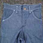 Vintage Young Maverick Boys Jeans 7 Regular Blue Flare Leg USA NWT - take2supply
