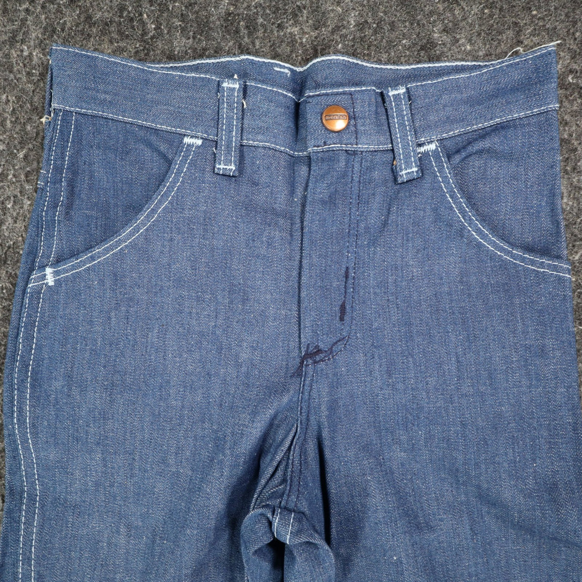 Vintage Young Maverick Boys Jeans 7 Regular Blue Flare Leg USA NWT - take2supply