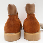Walker Hiking Boots Kids 4 Vintage 70s Brown Suede Red Laces Pliotuf USA New - take2supply
