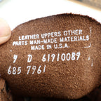 Walker Vintage Work Boots Mens 9 Brown Leather Deadstock Made In USA NIB NWT - take2supply