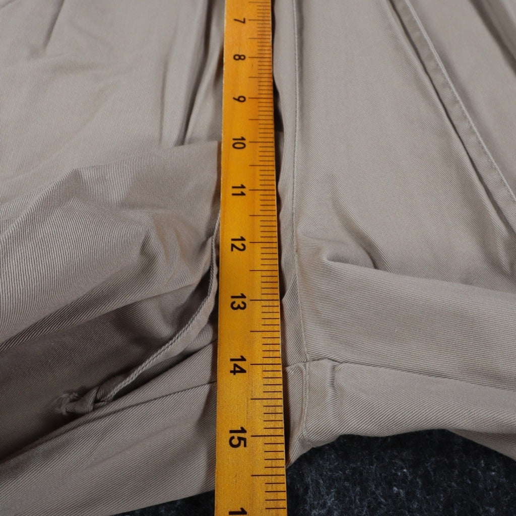 Company Collection Shorts Womens 10 Vintage 90s Tan Cotton Drawstring Deadstock - take2supply