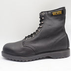 Walker SafetyFirst Steel Toe Work Boots Mens 13 D Vintage 90s USA Black Leather - take2supply