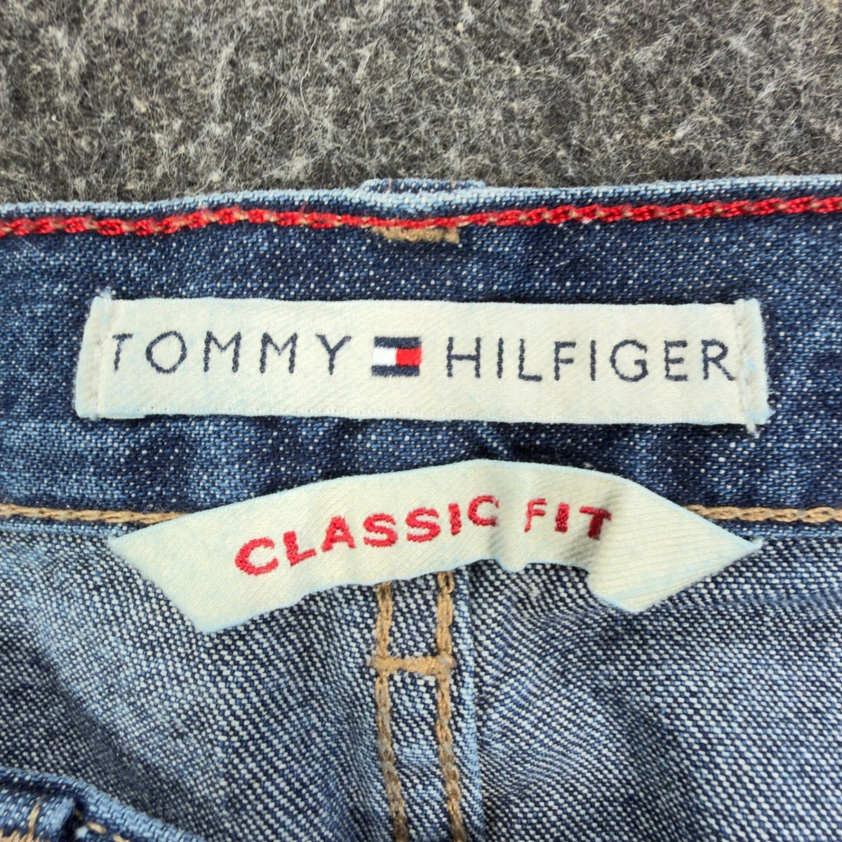 Tommy Hilfiger Y2K Classic Tapered Jeans Womens 8R Blue Cotton NWT Deadstock - take2supply