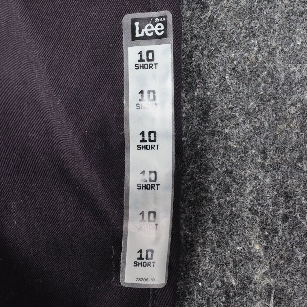 Lee Casuals Pleated Trousers Womens 10 Short Black Cotton Wrinkle Free NWT - take2supply
