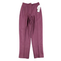 Lucia Dress Pants Womens 10 Burgundy Falling Leaves Crepe Lined High Rise New - take2supply