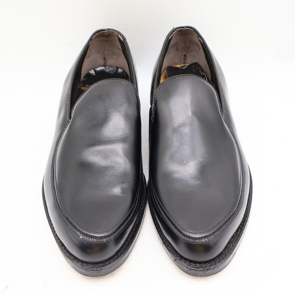 Cedar Crest Loafers Mens 7D Vintage Black Leather Moc Toe Deadstock 14 3270 - take2supply