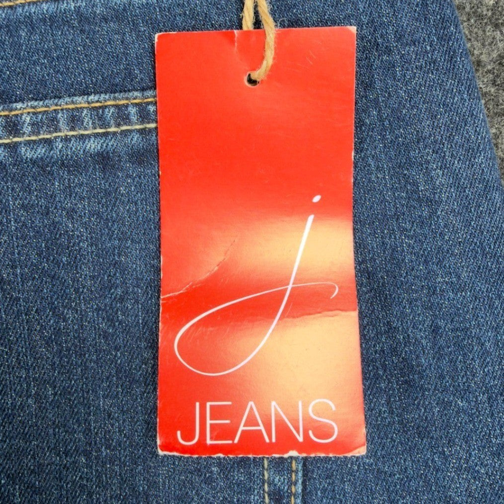 J Jeans Stretch Bootcut Jeans Womens 12 Indigo Blue Cotton Blend NWT - take2supply