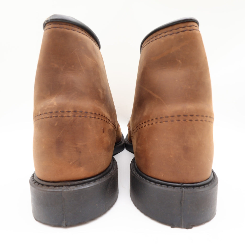 Walker Vintage 90s Work Boots Mens 11 D Brown Leather NWT Made in USA Deadstock - take2supply