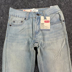 Levi's 505 Regular Fit Jeans Boys Size 8 Reg W24 L22 Light Wash Blue Denim NWT - take2supply
