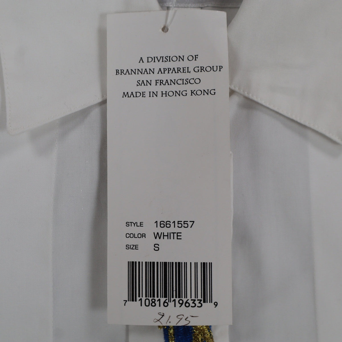 Shirtworks Christmas Shirt Womens S White Embroidered NWT NOS - take2supply