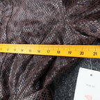 Erin London Snakeskin Print Belted Jacket Womens Size M Brown Faux Leather Zip - take2supply