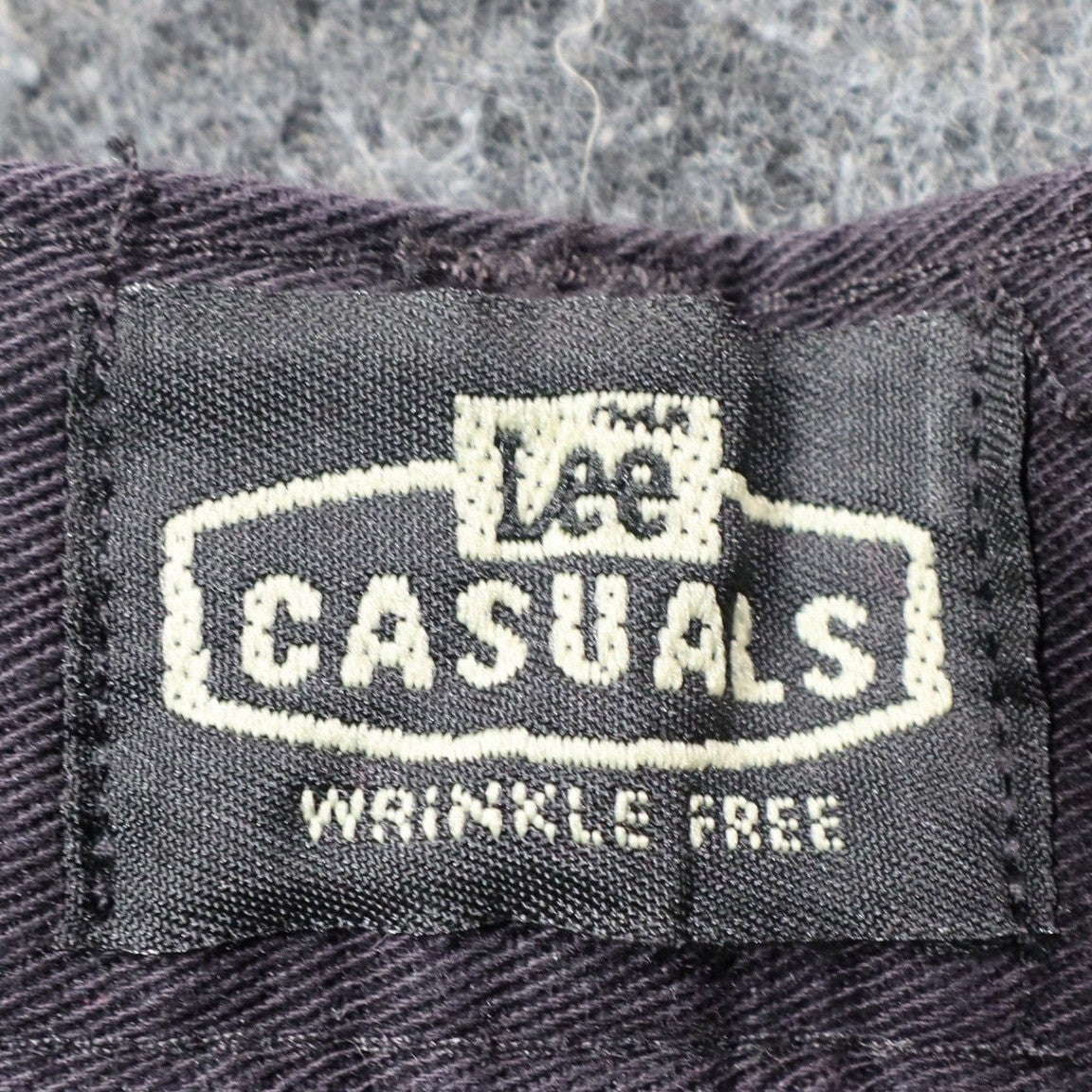 Lee Casuals Pants Womens 8 Short Vintage 90s Purple Cotton Double Pleat Trousers - take2supply