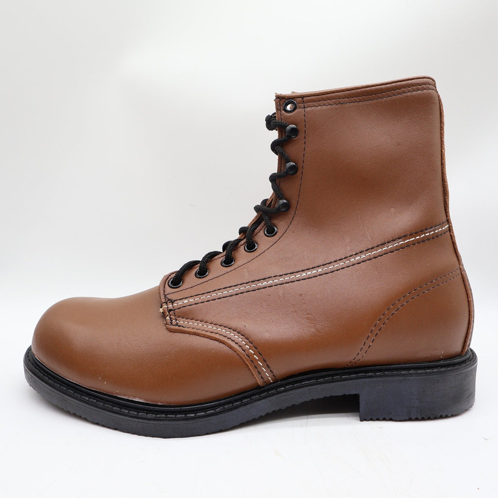 Walker Vintage 709 Work Boots Mens 12 D Brown Leather Deadstock New NIB USA Made - take2supply