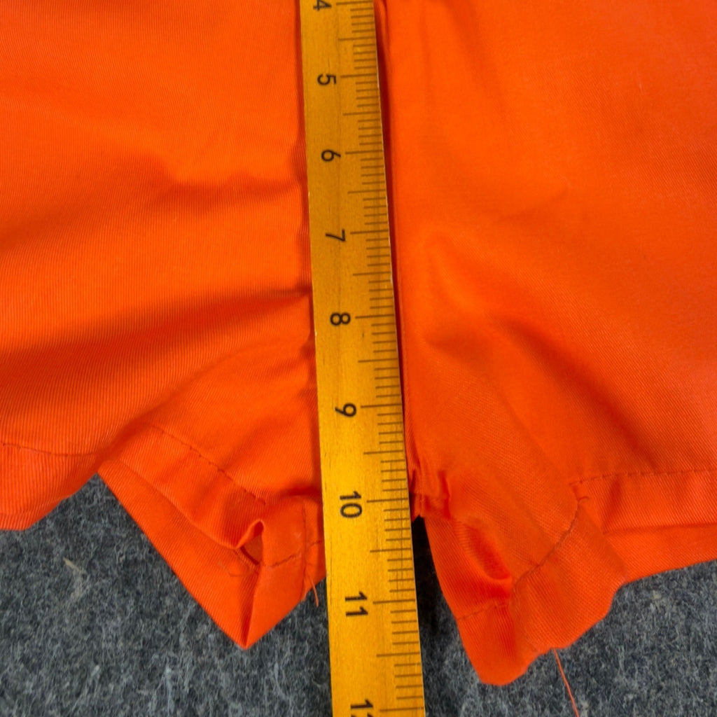 Fruit of the Loom Vintage 70s Gym Shorts Youth XS Orange Cotton NWT - take2supply