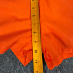 Fruit of the Loom Vintage 70s Gym Shorts Youth XS Orange Cotton NWT - take2supply