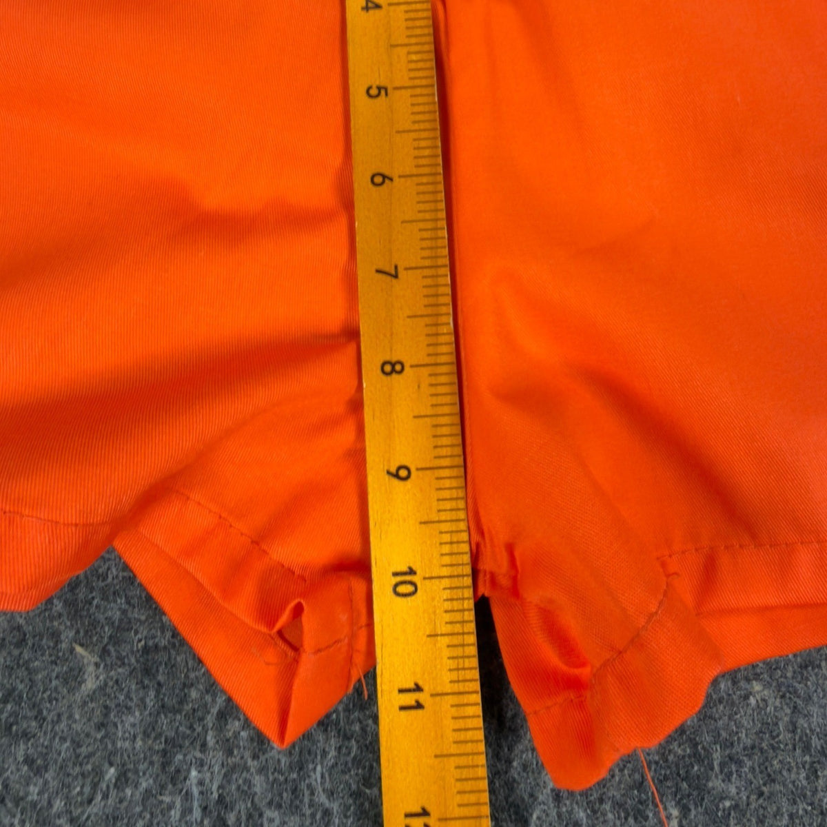 Fruit of the Loom Vintage 70s Gym Shorts Youth XS Orange Cotton NWT - take2supply
