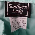 Southern Lady Pleated Shorts Womens 8 Vintage Aqua Green Cotton Twill NWT 5V00 - take2supply