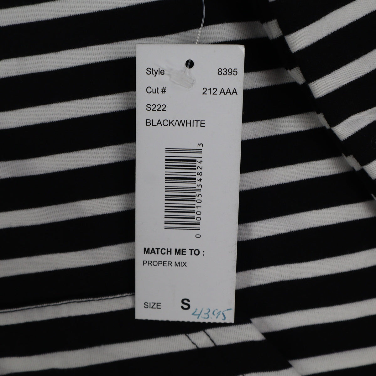 Links Womens S Black White Striped Full Zip Knit Jacket Stretch NWT - take2supply