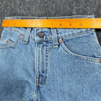 Levi's Vintage 90s 550 Shorts Women 9 Blue Denim Orange Tab USA NWT - take2supply