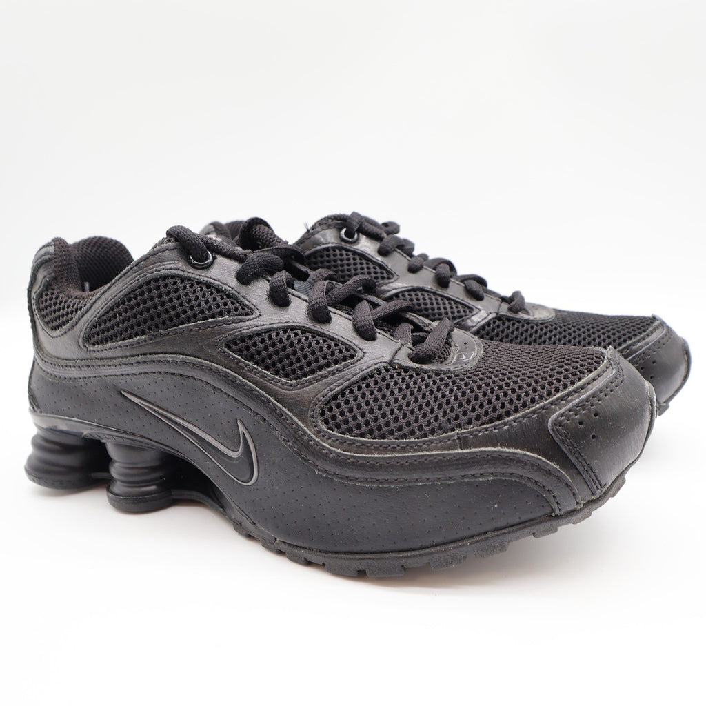 Nike Shox Turbo 9 GS Kids Size 4Y Vintage 2009 Black Running Shoes 366793-001 - take2supply