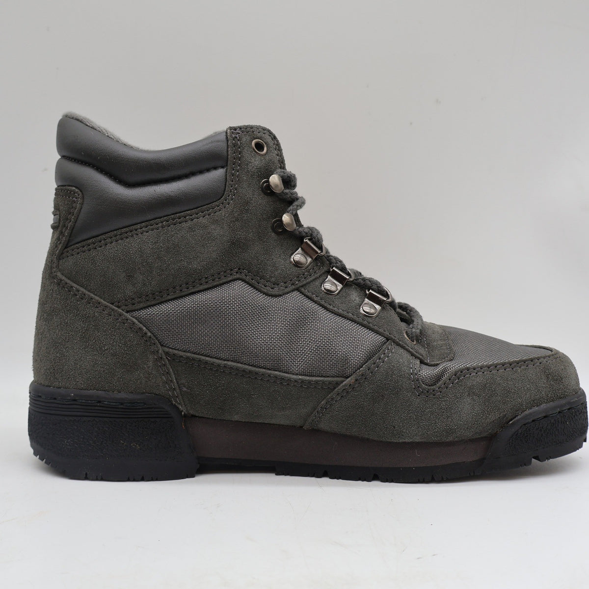 Lake Of The Woods 7000 Hiking Boots Mens 7M Vintage Deadstock Gray Leather Korea - take2supply