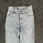 Levis 550 Jeans Boys 11 Slim Vintage 90s Light Acid Wash Denim Made in USA NWT - take2supply