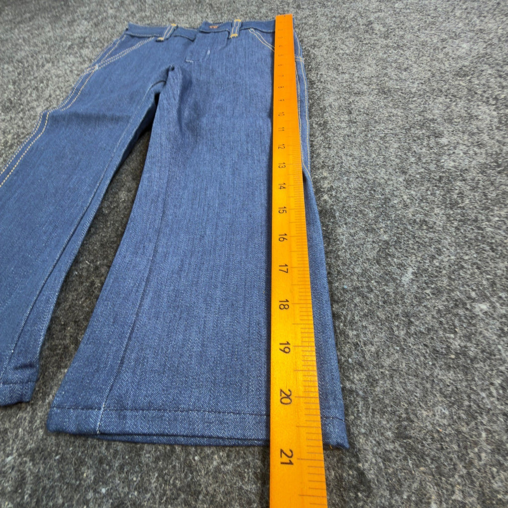 Maverick Vintage 70s Kids Jeans Size 3 Reg Blue Denim Hot Air Balloon Deadstock - take2supply