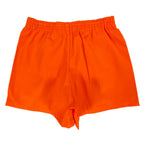 Fruit of the Loom Vintage 70s Shorts Kids XS Orange Cotton Deadstock NWT - take2supply