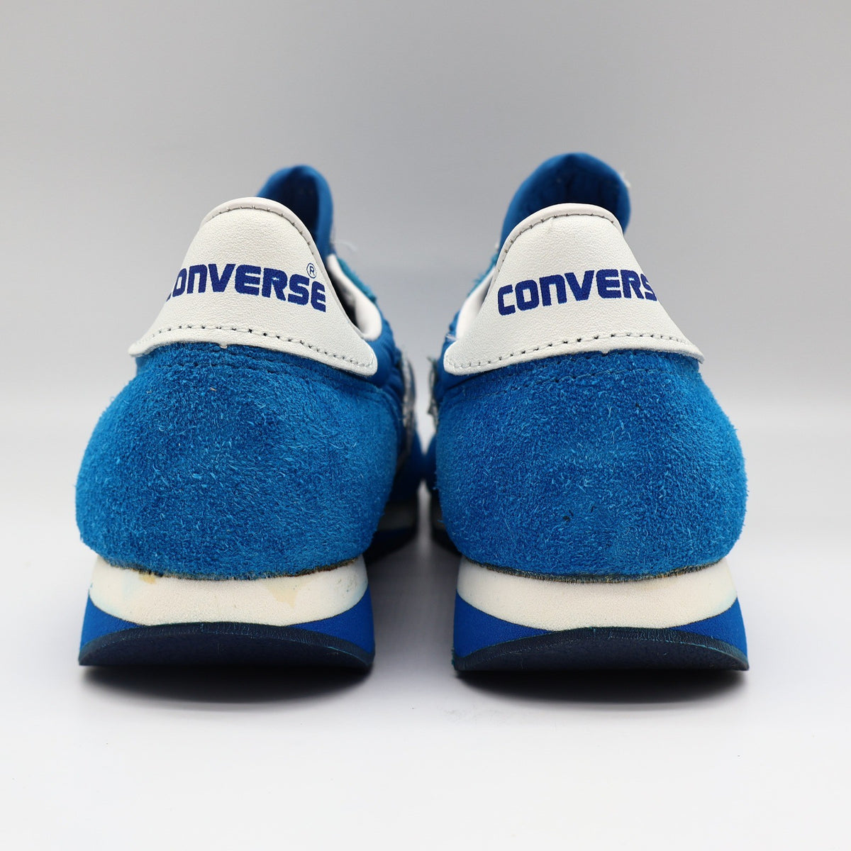 Converse Road Star Sneakers Boys Size 4 Vintage 80s Blue White Deadstock 28694 - take2supply