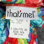 Vintage That's Me Shorts Womens 5/6 90s Hawaiian Tropical Floral Cotton NWT - take2supply
