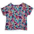 Xtrovert by Donnkenny Blouse Womens Medium Vintage 90s Rayon Tropical Floral USA - take2supply