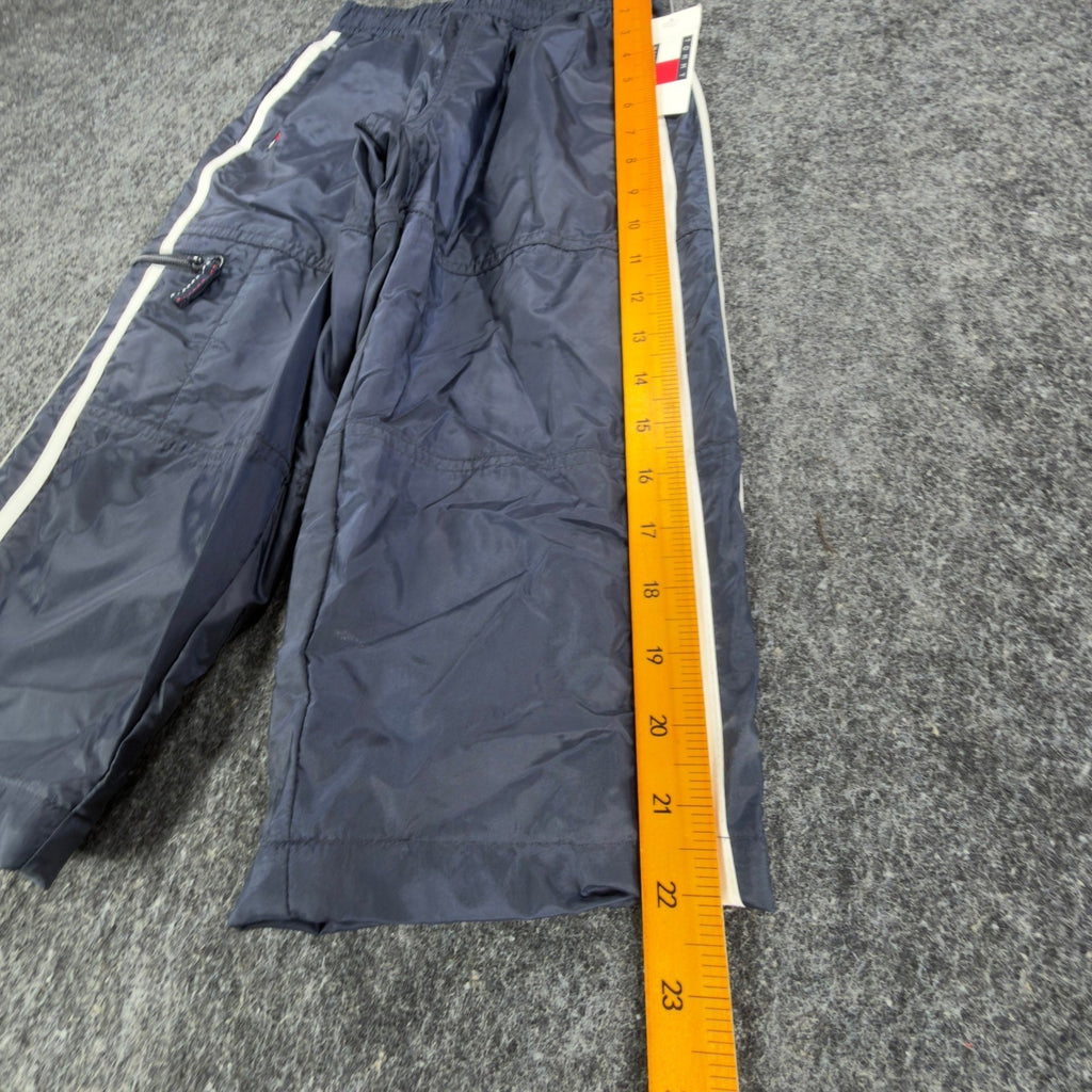 Tommy Hilfiger Y2K Windbreaker Track Pants Kids 4 Navy Blue Nylon NWT Vintage - take2supply