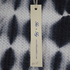 She + Sky Waffle Knit Top Medium NWT Navy White Tie Dye Thermal Raglan SS2467 - take2supply