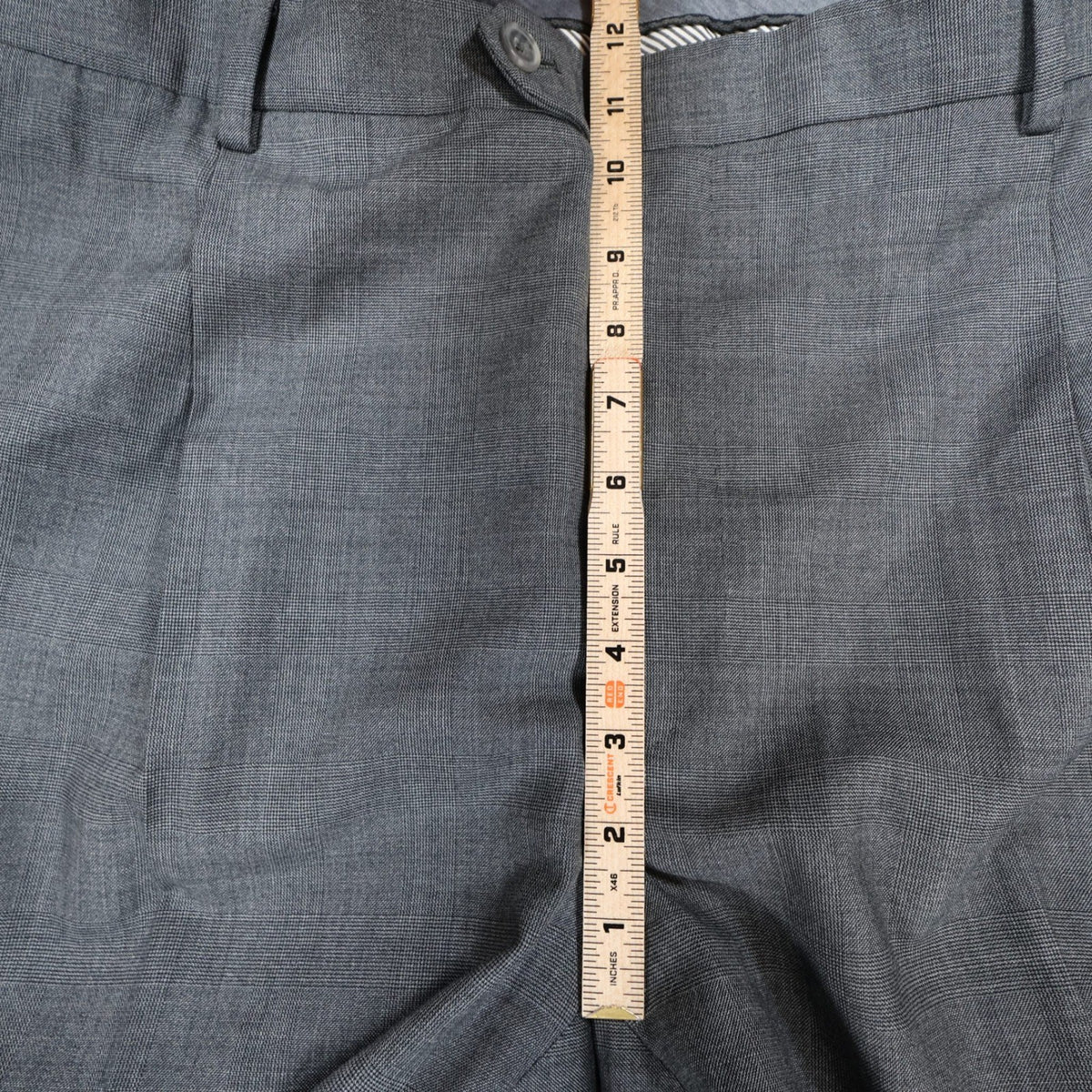 J. Hilburn Dress Pants Mens W42 Grey Wool Vitale Barberis Canonico Slacks - take2supply