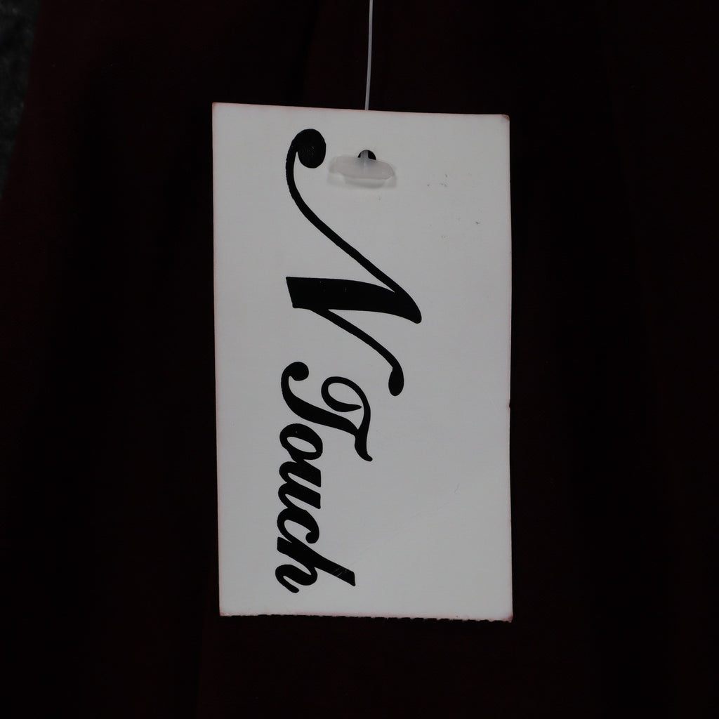 N Touch Womens Size 10 2pc Skirt Suit Set Berry Chenille Jacket & Midi Skirt NEW - take2supply