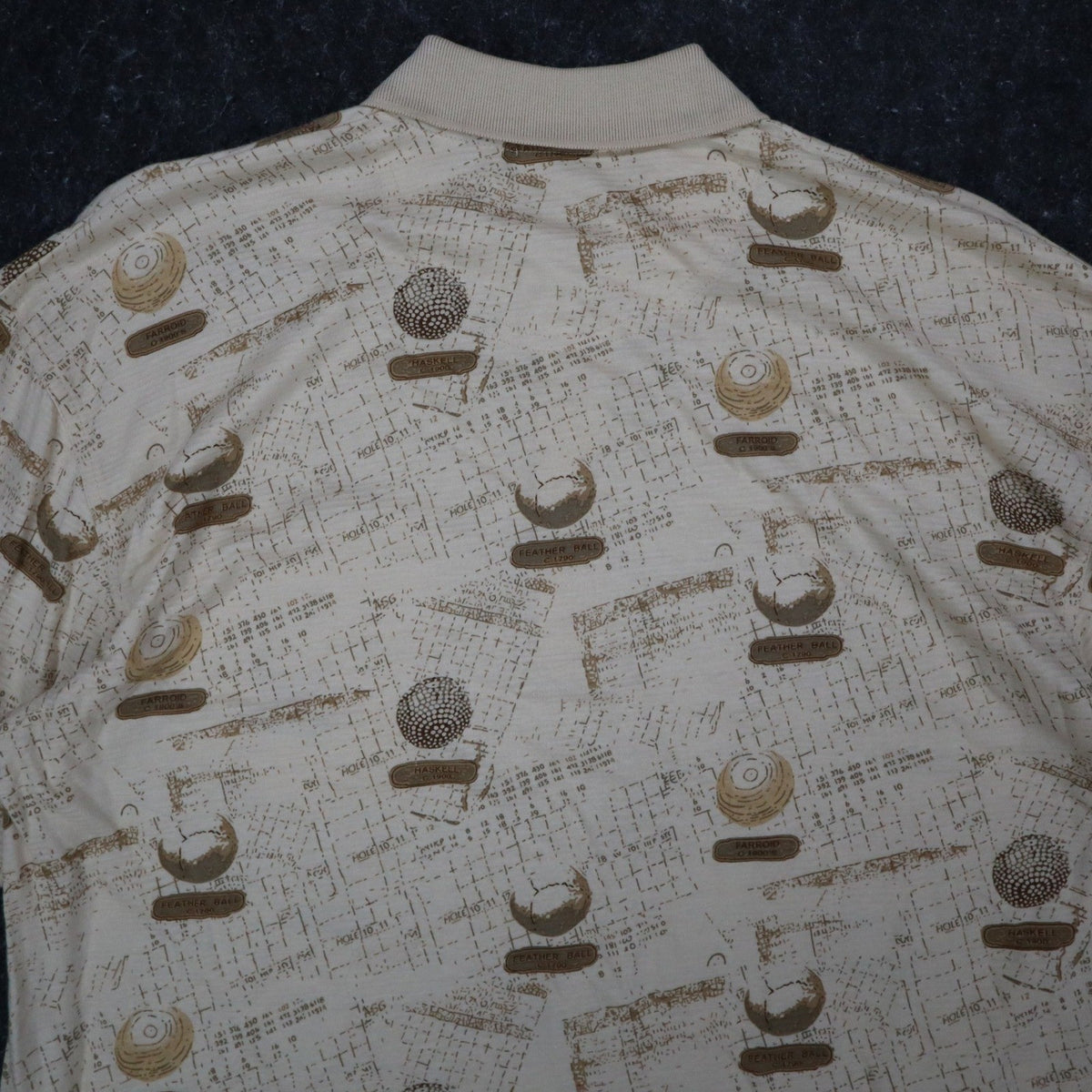 Winner Mate Golf Polo Shirt Mens Size Medium Vintage Sahara Cotton Rayon Print - take2supply