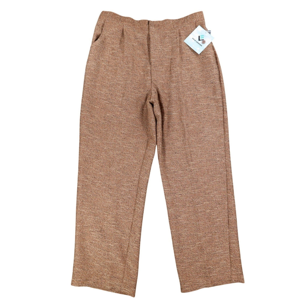 Erin London Pants Womens XL Camel Brown Pleated Straight Leg NWT NOS - take2supply